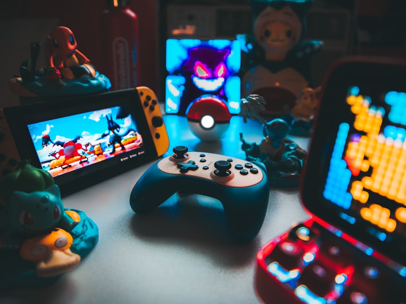 Close-up of a controller during testing